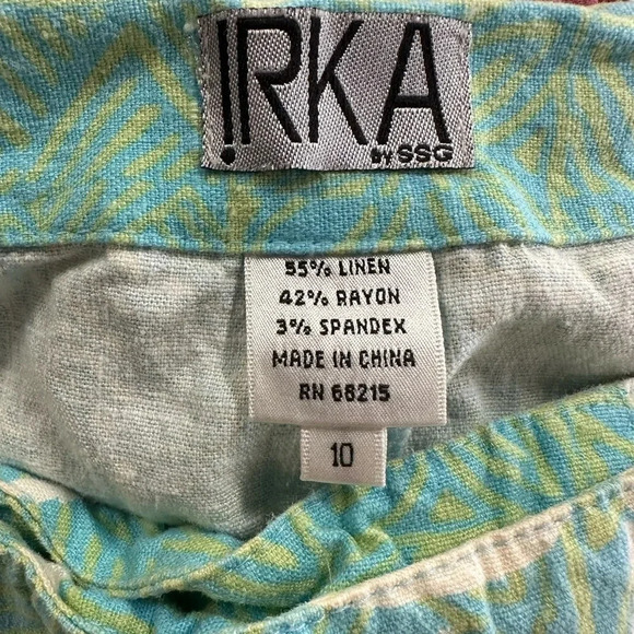 IRKA by SSG Tropical Wrap Linen Skirt - Picture 2 of 3